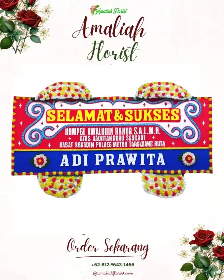 Papan Bunga Ucapan Selamat Ambatkwi